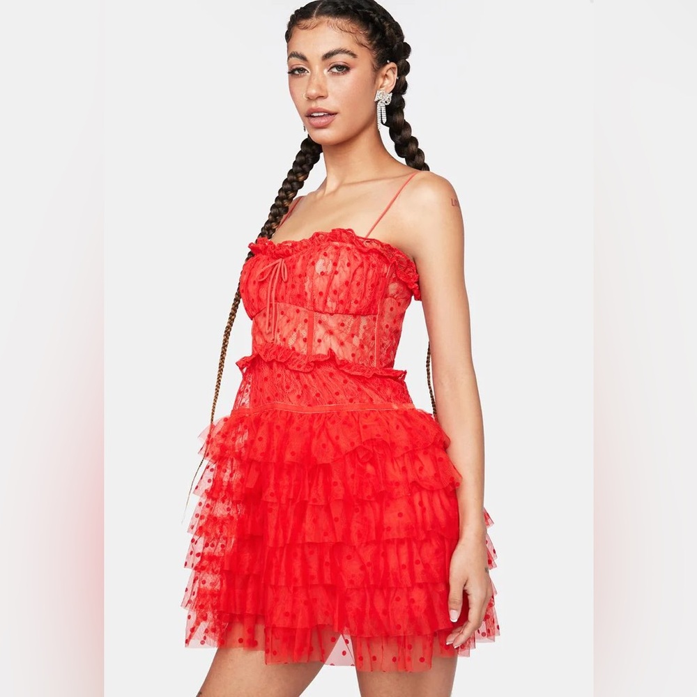 For Love And Lemons Jules Mini Dress